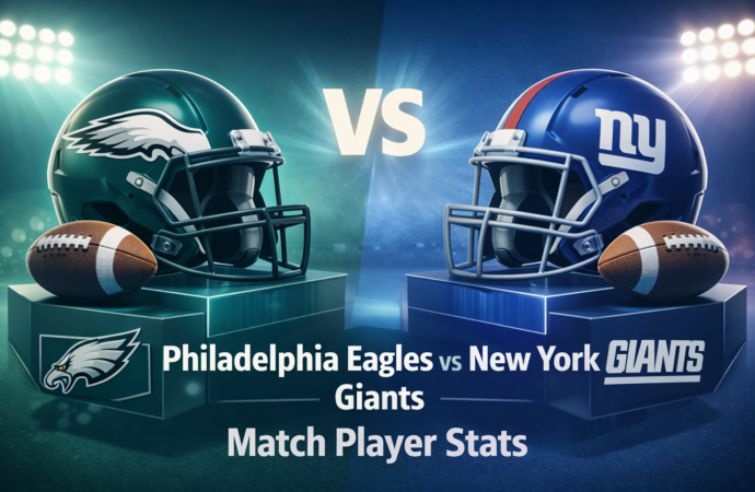 Philadelphia Eagles vs New York Giants Match Player Stats Breakdown